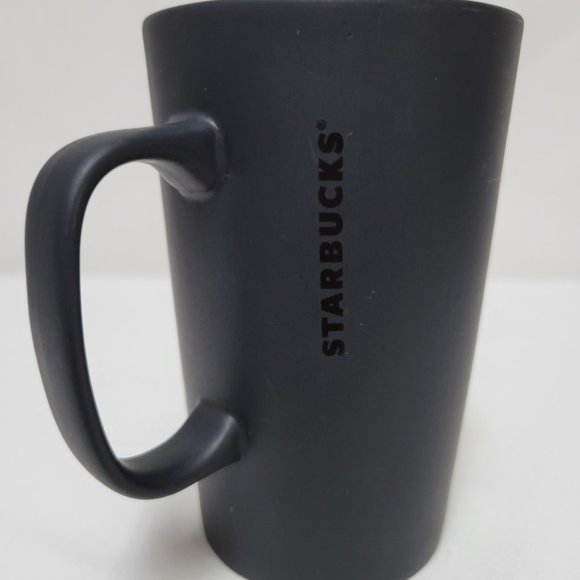 Starbucks World Globe tall mug cup black gold white 2015 16 ounces - Picture 8 of 13